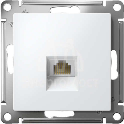 Механизм розетки компьютерной AtlasDesign RJ45 бел. SchE ATN000183