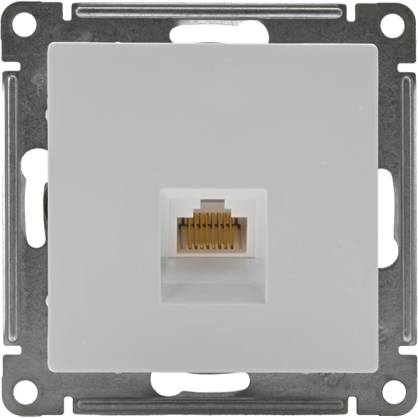 Механизм розетки компьютерной AtlasDesign RJ45 бел. SchE ATN000183