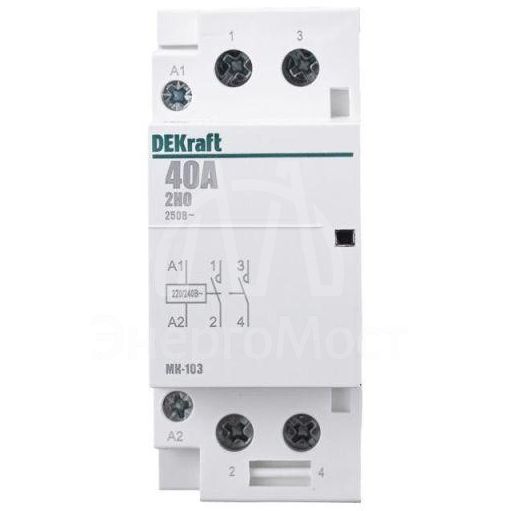 Контактор модульный МК-103 2НО 40А 230В SchE 18078DEK