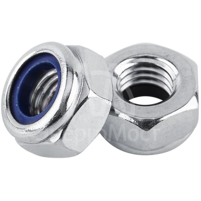 Гайка DIN985 самоконтрящаяся М4 оцинк. (уп.20шт) Tech-KREP 103029