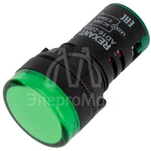 Матрица светодиодная AD22-230 В зел. Rexant 36-4741