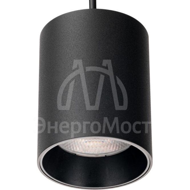Светильник трековый подвес светодиодный ARTLINE 80х80х100мм 12Вт 960Лм 4000К 230В алюм. 4.2кв.м черн. Ritter 59703 6