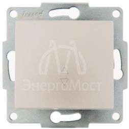 Механизм выключателя проходного 1-кл. 1п СП Karina 10А IP20 жемчуж./бел. перламутр LEZARD 707-3088-105
