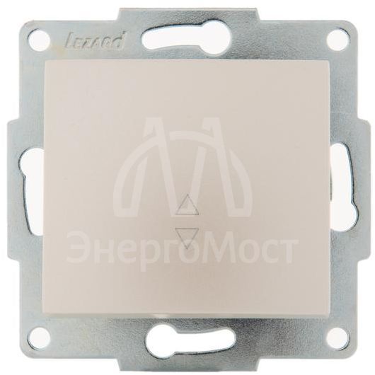 Механизм выключателя проходного 1-кл. 1п СП Karina 10А IP20 жемчуж./бел. перламутр LEZARD 707-3088-105