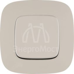 Механизм переключателя 1-кл. СП Valena Allure 10А IP20 250В 10AX с лиц. панелью безвинт. зажимы сл. кость Leg 752806