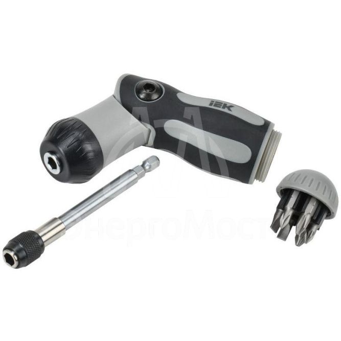 Отвертка реверсивная 2-поз. с набором бит Т2 7шт ARMA2L 5 IEK A2L5-SC41-T2-N1-07