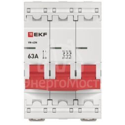 Выключатель нагрузки 3п 63А ВН-63N PROxima EKF S63363