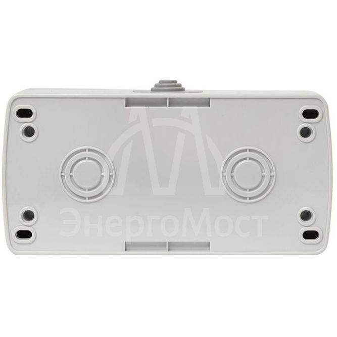 Блок ОП розетка 1-м 16А с заземл. с крышкой+выключатель 2-кл. Мурманск IP54 сер. EKF EFRV16-052-30-540