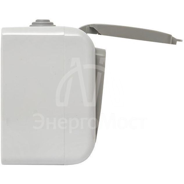 Блок ОП розетка 1-м 16А с заземл. с крышкой+выключатель 2-кл. Мурманск IP54 сер. EKF EFRV16-052-30-540