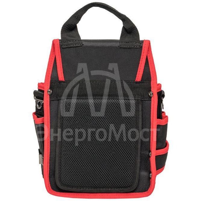 Сумка монтажника поясная с крышкой и ремнем С-14 EKF C-14