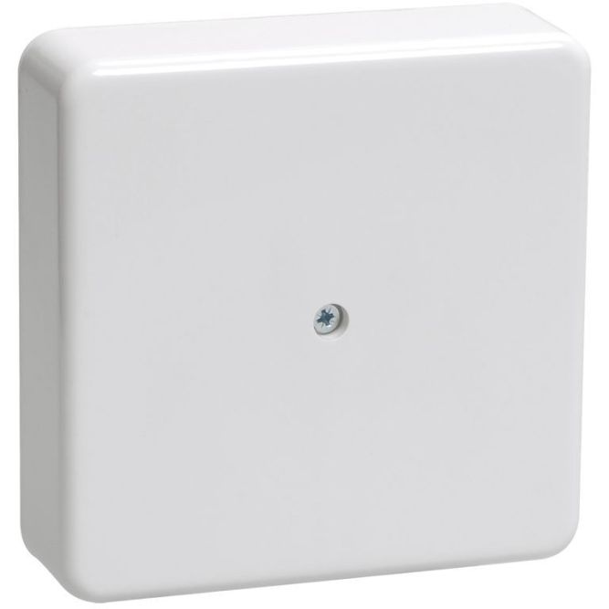 Коробка распаячная ОП КМ 100х100х29 бел. IEK UKO10-100-100-029-K01-E