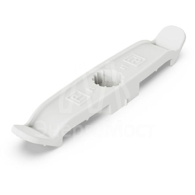 Держатель плоского кабеля двусторонний для прямого монтажа на 4 места бел. (уп.20шт) Промрукав PR13.02558