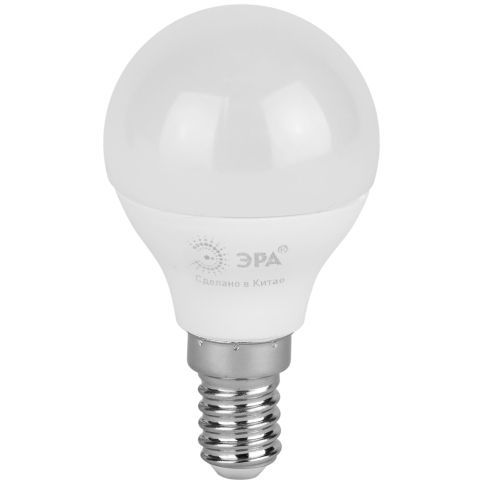 Лампа светодиодная RED LINE LED P45-8W-840-E14 R 8Вт P45 шар 4000К нейтр. бел. E14 Эра Б0052440