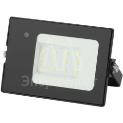 Прожектор светодиодный LPR-041-1-65K-010 10Вт 6500К 700лм IP65 122х75х35 уличный датчик движ. нерегулир. Эра Б0043573