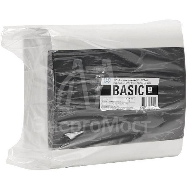 Щит распределительный ЩРН-П-10 IP41 Basic (пром. упак.) EKF pb-n-10-bas