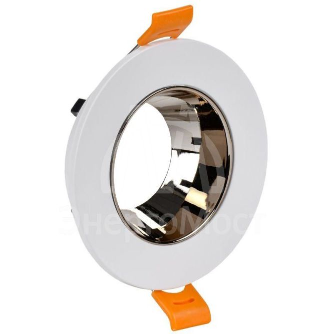 Светильник 4106 встраиваемый поворотный GU10 бел./шокол. пласт. IEK LT-UVB0-4106-GU10-1-K30