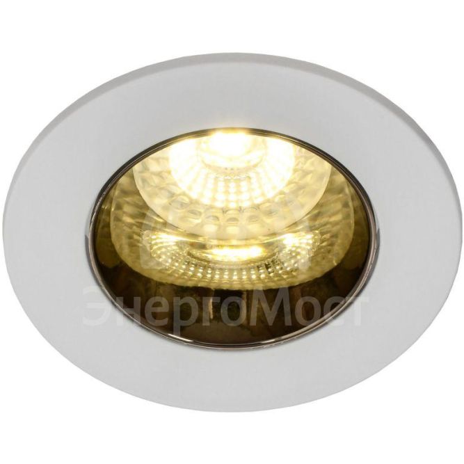 Светильник 4106 встраиваемый поворотный GU10 бел./шокол. пласт. IEK LT-UVB0-4106-GU10-1-K30