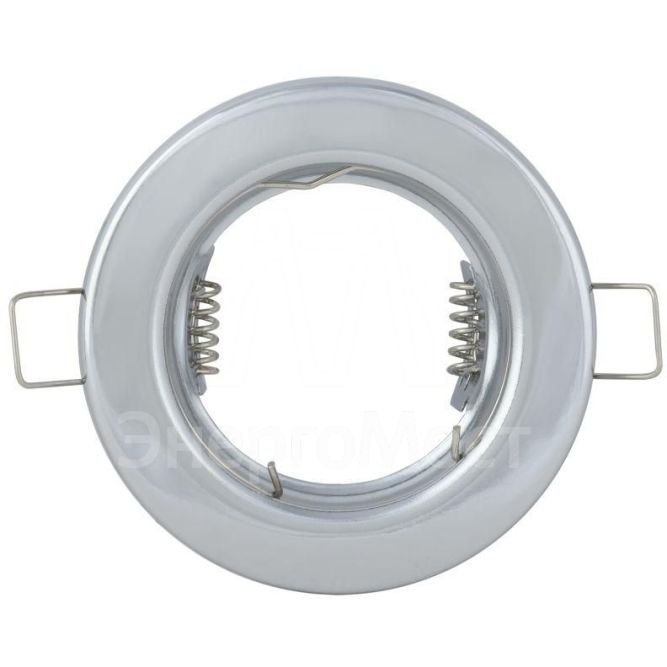 Светильник встраиваемый под лампу MR16 хром IEK LUVB0-GU05-1-K23