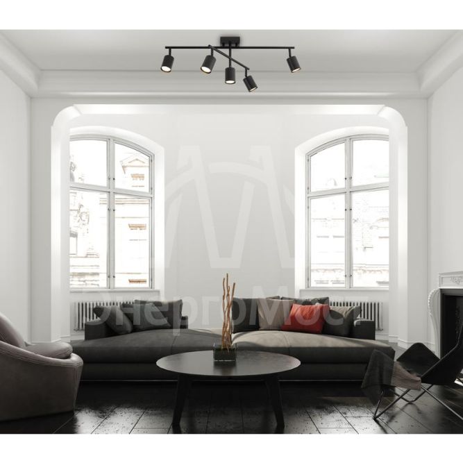 Светильник Animo 35Вт GU10х5 IP20 потолочн. Freya FR5507CL-05B