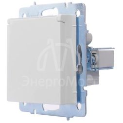 Розетка 1-м СП Vesna с заземл. с крышкой ПБТ механизм бел. LEZARD 742-0288-123B