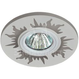 Светильник DK LD30 WH /1 MR16 220В max 11Вт декор. со светодиодной подсветкой бел. ЭРА Б0046910