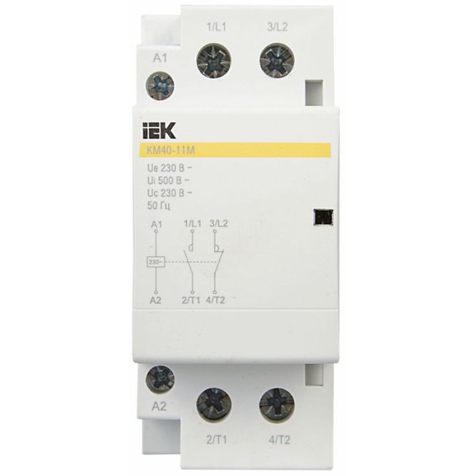 Контактор модульный КМ40-11М AC IEK MKK11-40-11