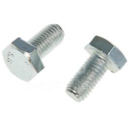 Болт М6х20 с шестигранной головкой цинк. DIN 933 (уп.80шт) класс прочности 8.8. коробка Tech-Krep 144931