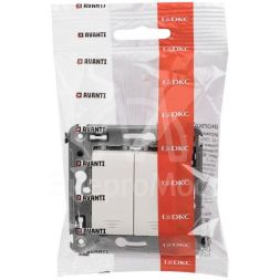 Кнопка 2-кл. СП &amp;quot;Avanti&amp;quot; &amp;quot;Белое облако&amp;quot; DKC 4400154