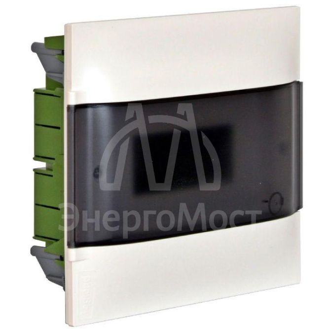 Щиток пластиковый встраиваемый Practibox S 1х6 дым. дверь Leg 134556