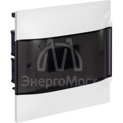 Щиток пластиковый встраиваемый Practibox S 1х6 дым. дверь Leg 134556