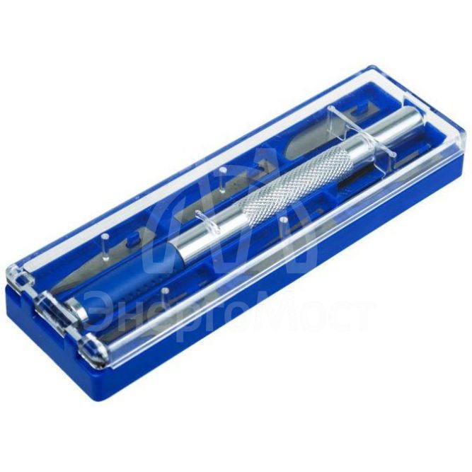 Набор скальпель со сменными лезвиями 7 предметов Rexant 12-4917