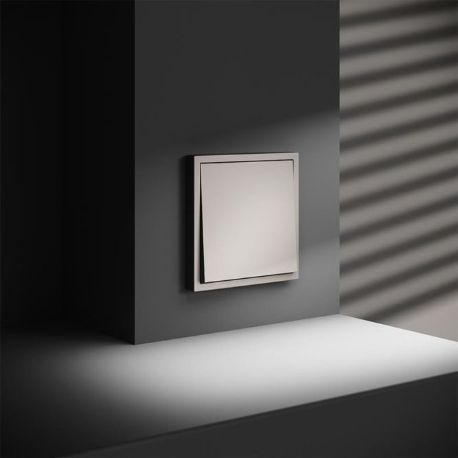 Выключатель 1-кл. СП S70 10А с самовозвратом механизм кашемир Voltum VLS010603