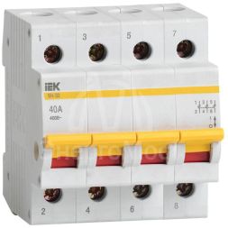 Выключатель нагрузки ВН-32 40А/4П IEK MNV10-4-040