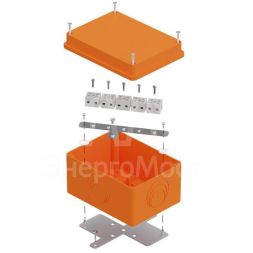 Коробка огнестойкая ОП 40-0351-FR1.5-10 E15-E120 150х110х90 RAL2004 Промрукав 40-0351-FR1.5-10
