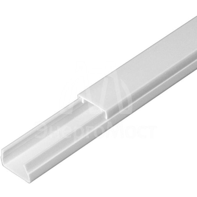 Кабель-канал 15х10 L2000 с двойн. замком бел. Промрукав PR.0325201