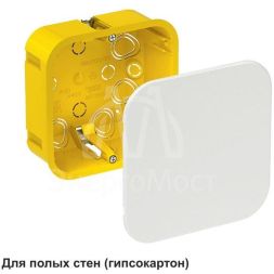 Коробка распределительная СП 100х100х50мм для гипсокартона SchE IMT35161