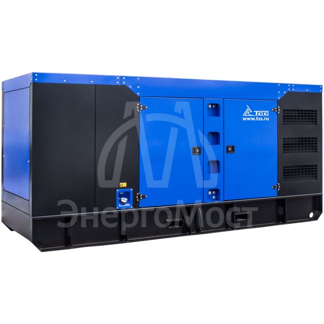 Дизельный генератор ТСС АД-250С-Т400-1РКМ5 ПРОФ в шумозащитном кожухе