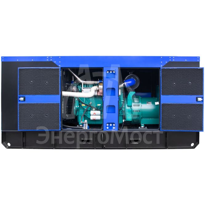 Дизельный генератор ТСС АД-250С-Т400-1РКМ5 ПРОФ в шумозащитном кожухе