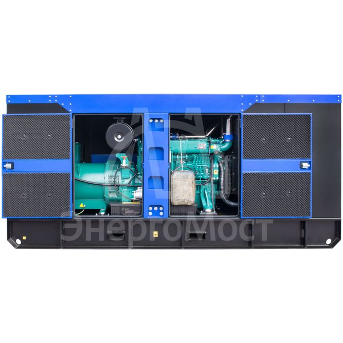 Дизельный генератор ТСС АД-250С-Т400-1РКМ5 ПРОФ в шумозащитном кожухе