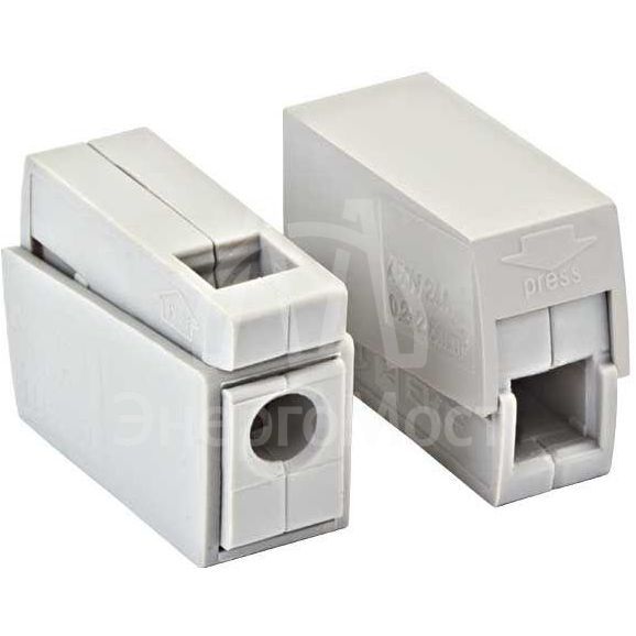 Клемма СМК-111 проходная на 1 проводник 1.0-2.5кв.мм (уп.100шт.) PROxima EKF plc-smk-111