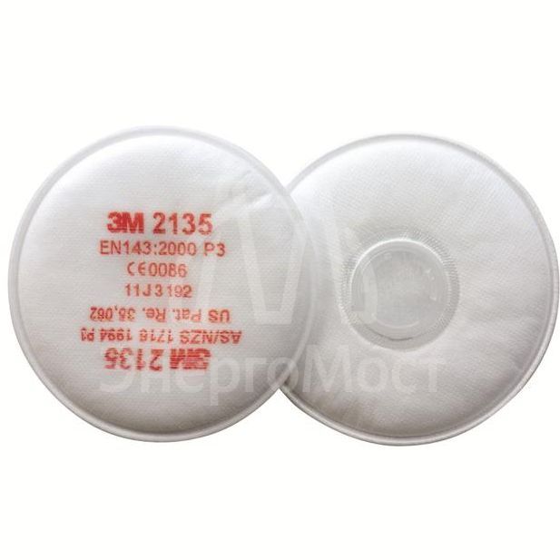 Фильтр противоаэрозольный 2135 класс защиты Р3 3М 7000029734