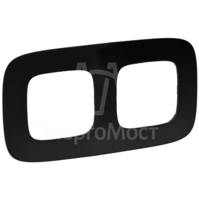 Рамка 2-м Valena Allure универсальная мат. черн. Leg 754402