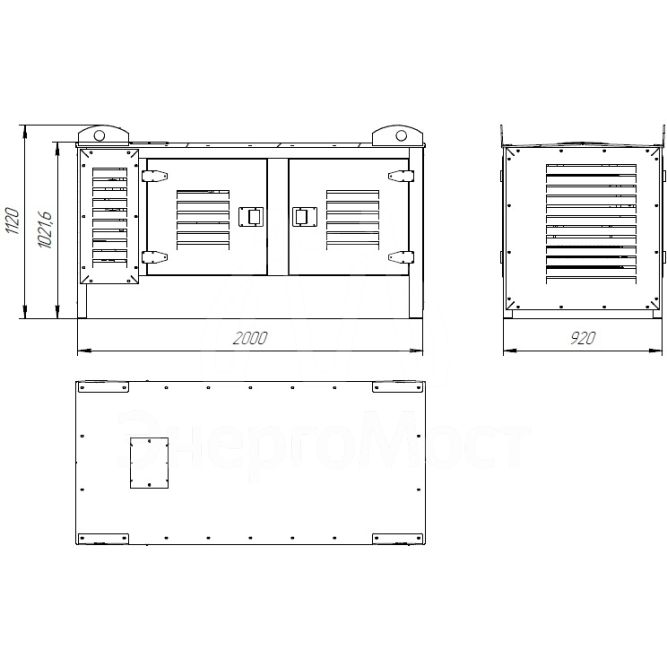 Дизельный генератор ТСС АД-7С-Т400-1РКМ18