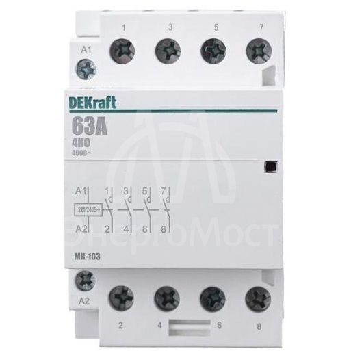 Контактор модульный МК-103 4НО 63А 230В SchE 18088DEK