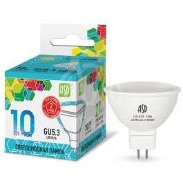 Лампа светодиодная LED-JCDR-standard 10Вт 4000К бел. GU5.3 900лм 230В ASD 4690612015828