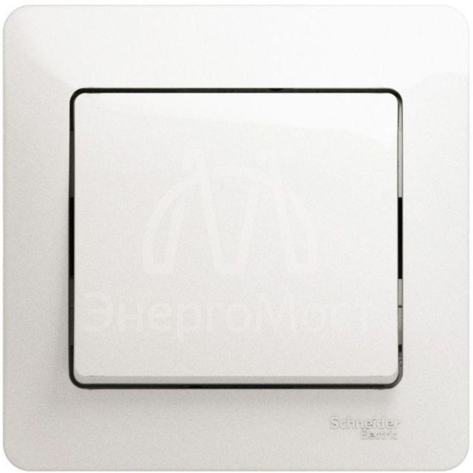 Выключатель 1-кл. СП Glossa 10А IP20 (сх. 1) 10AX в сборе перламутр SchE GSL000612