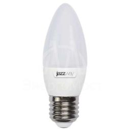 Лампа светодиодная PLED-SP C37 9Вт свеча 3000К тепл. бел. E27 820лм 230В JazzWay 5001923A