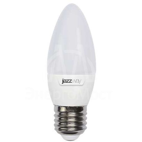 Лампа светодиодная PLED-SP C37 9Вт свеча 3000К тепл. бел. E27 820лм 230В JazzWay 5001923A