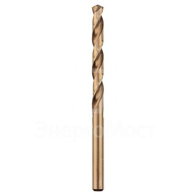 Сверло по металлу 4.5мм &amp;quot;Кобальт&amp;quot; (сталь HSS-Co 5% M35 P6M5K5) DIN 338 (блист.1шт) Kranz KR-91-0506