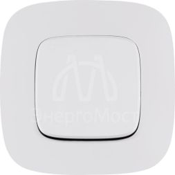 Механизм переключателя 1-кл. СП Valena Allure 10А IP20 250В 10AX с лиц. панелью безвинт. зажимы бел. Leg 752706